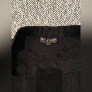 St. John Black Skirt with Slit in the back